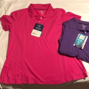 Two Women’s Polo shirts XL NWT